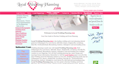 Desktop Screenshot of localweddingplanning.com