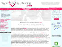 Tablet Screenshot of localweddingplanning.com